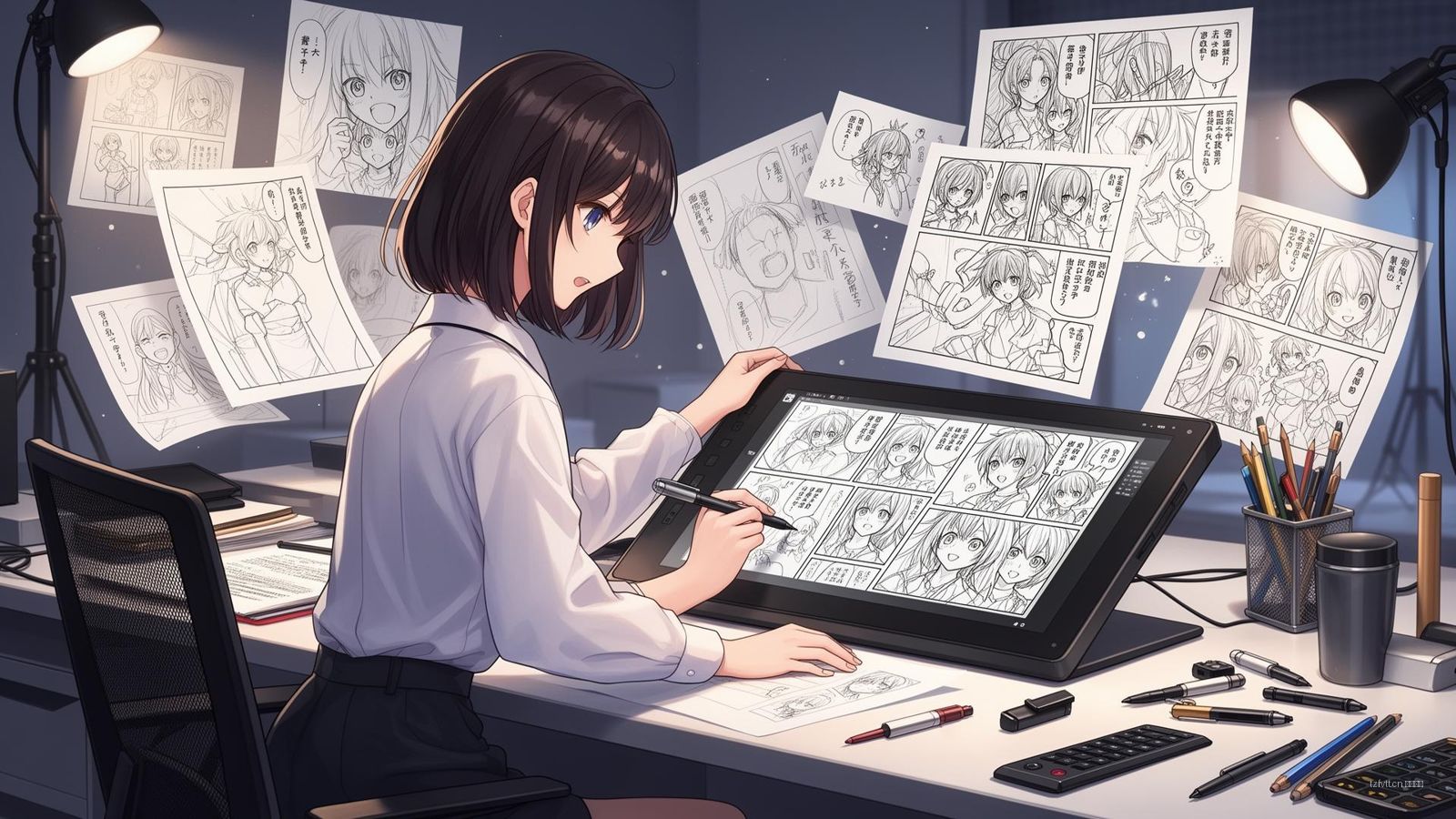 tzfvtt.cn 原创漫画教程分镜实验室